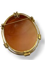 Spilla Mandile 1922 Donna Cammei antichi in Oro Conchiglia 1MSPC15 - 1MSPC15